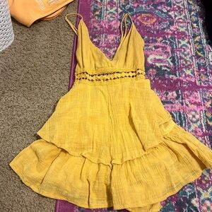Yellow romper